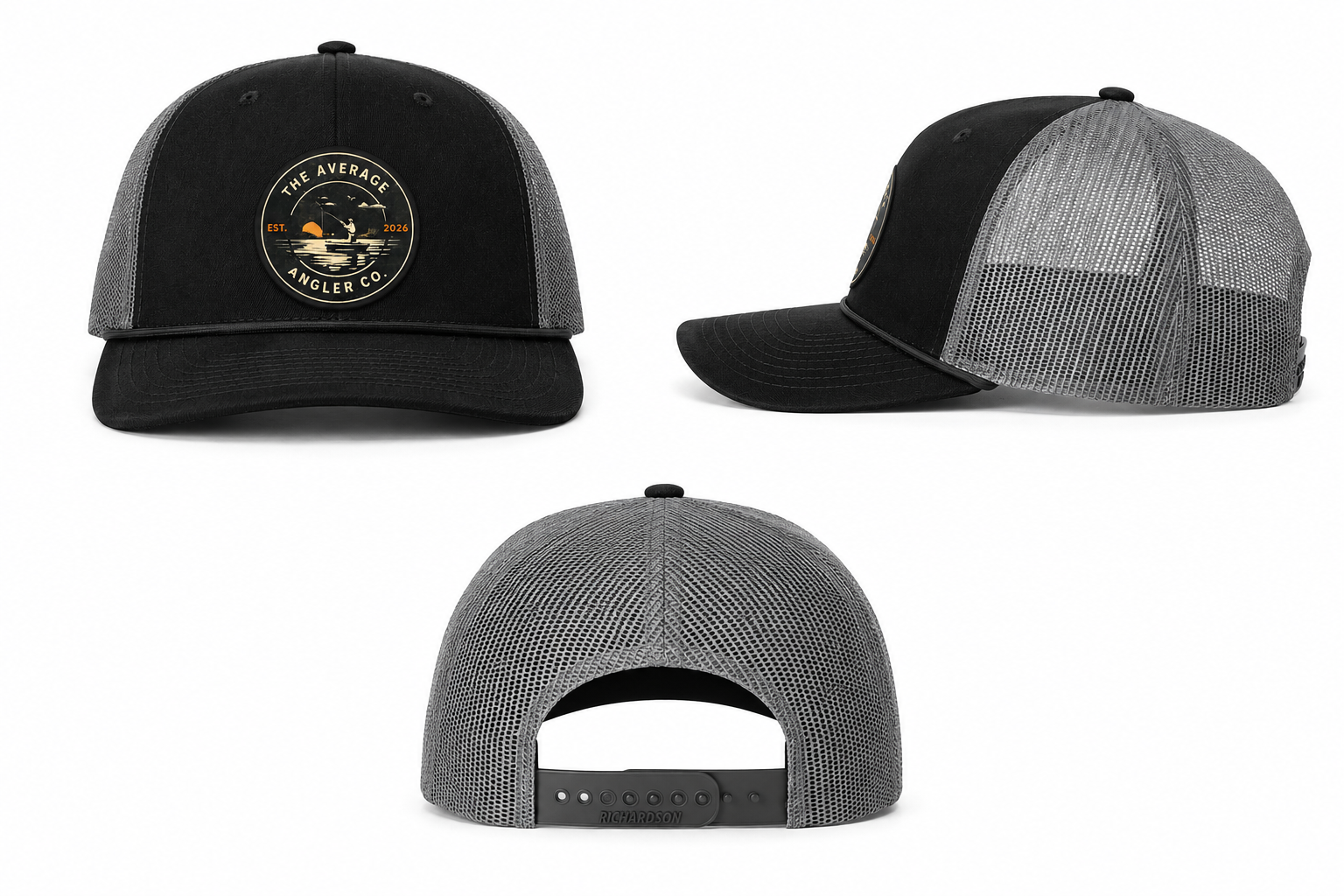 The Average Angler Co. First Cast Classic Rope Trucker Hat